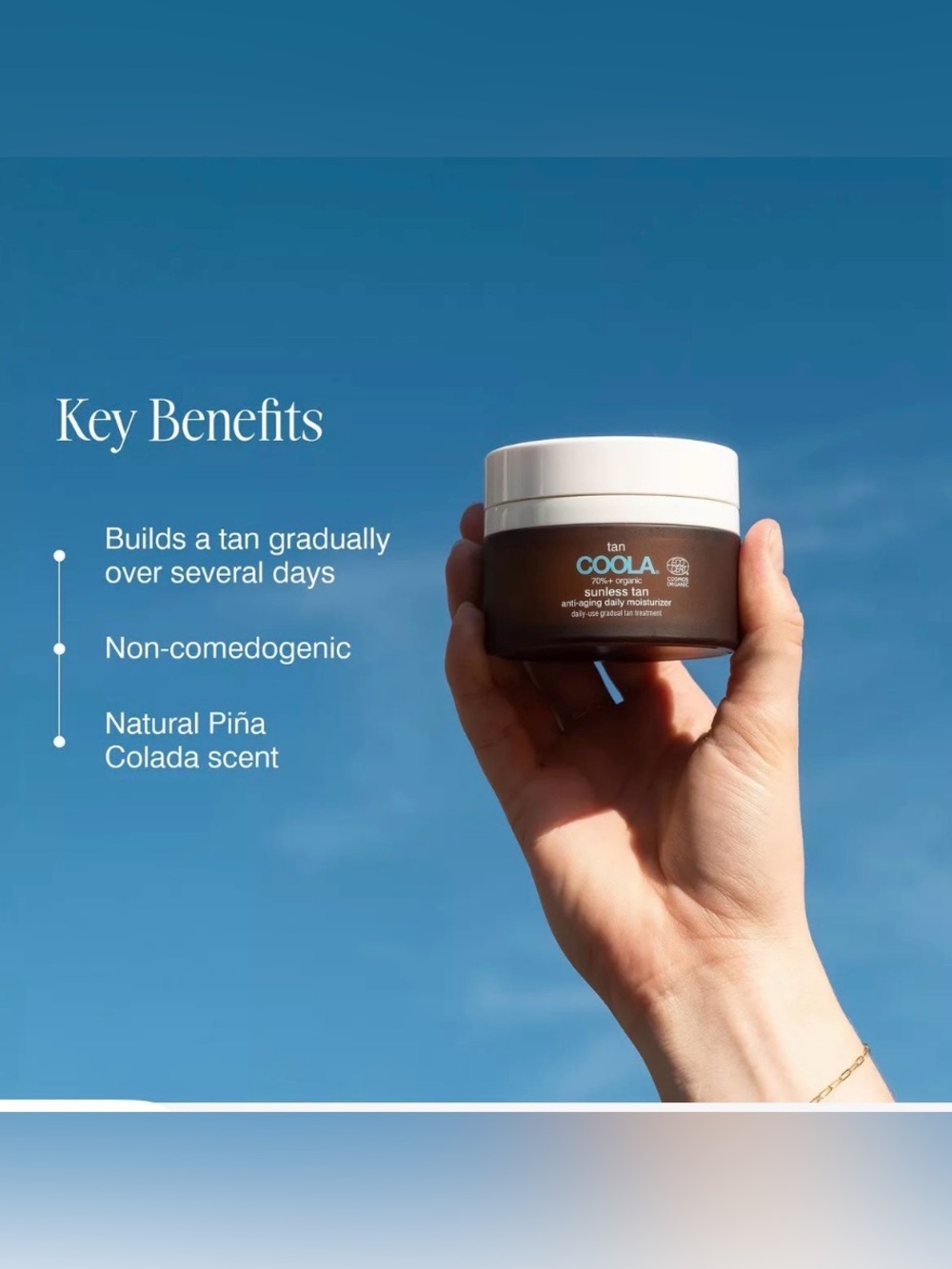 COOLA Brown Jar Sunless Tan Anti-Aging Daily Moisturizer - Picture 7 of 9